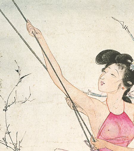 蓬江-胡也佛的仕女画和最知名的金瓶梅秘戏图